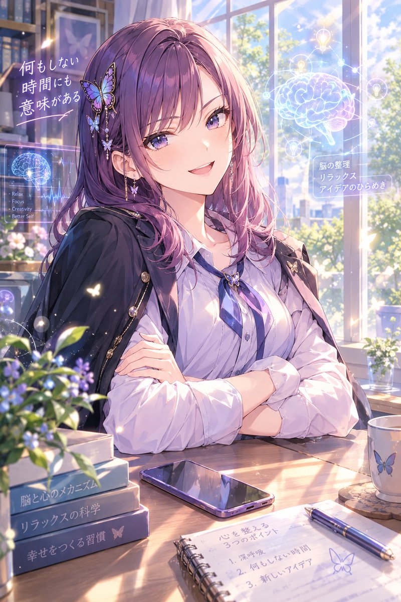 KanaM202304's tweet photo. みなさん、おは二乃です🦋

華の金曜日✨
良い一日をお過ごしください

フォロワーさん13,500人突破
ありがとうございます！

今日もよろしくお願いします

今日(10月9日)のテーマは「ぼーっと過ごす時間が実はすごかった！」です

ぼーっとする時間は必要なのよ

⬇️続く
https://t.co/1m17pE3klO https://t.co/acW4AiukQb