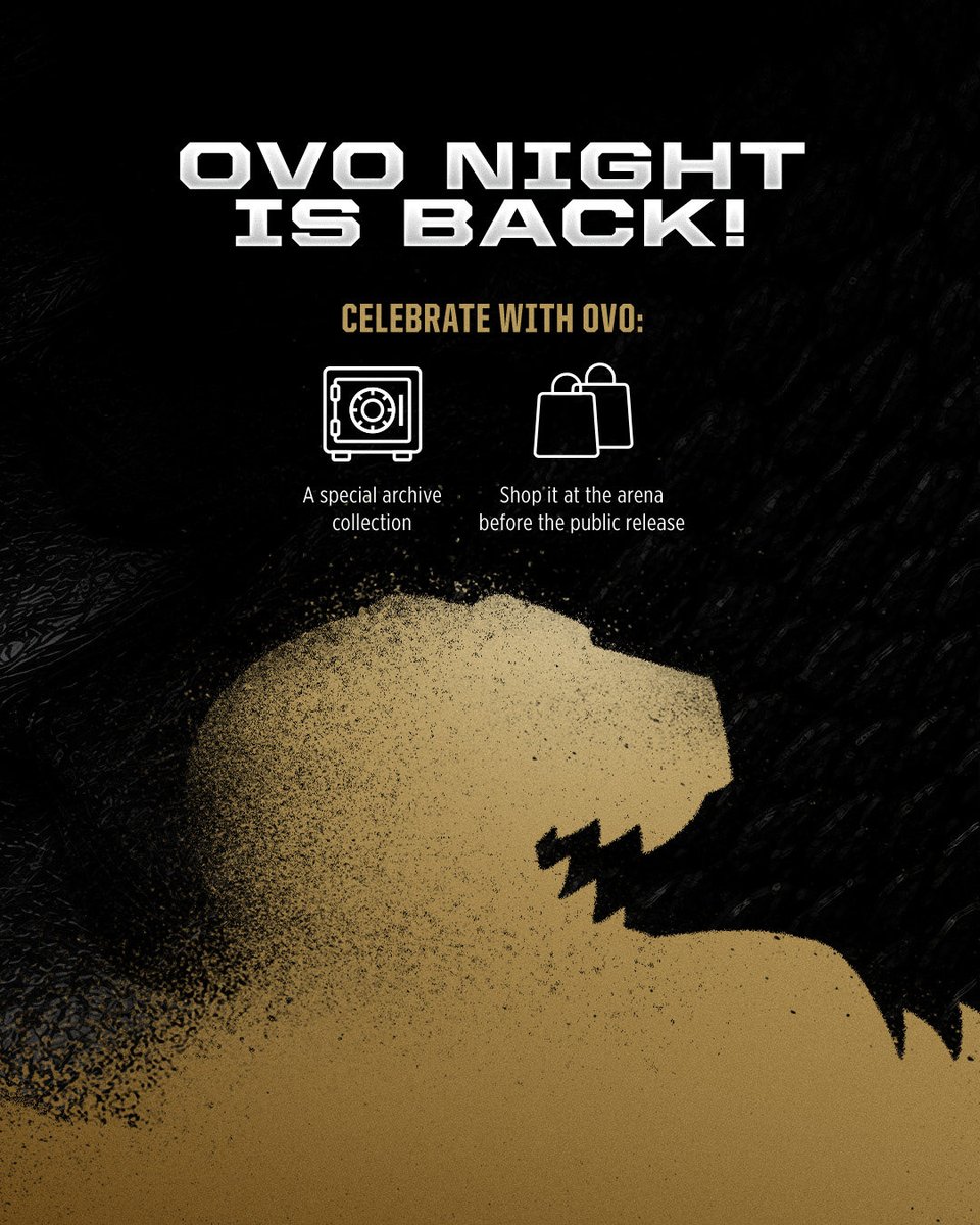 Raptors's tweet photo. OVO NIGHT https://t.co/kmu2x0pEdQ