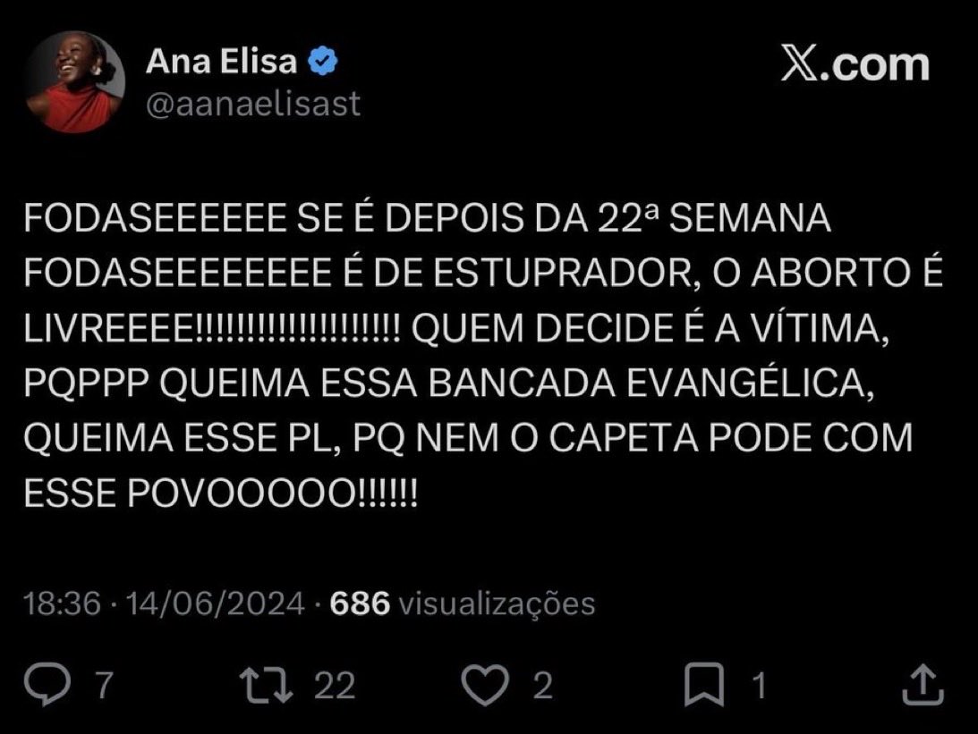 barlatti's tweet photo. Porque você odeia os cristãos e quer m4t4r bebês no ventre??? https://t.co/V8xpTxZx1c
