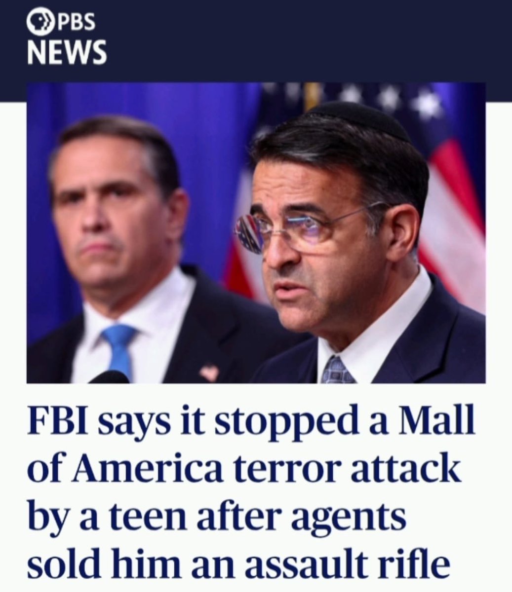 WarsawErik's tweet photo. 🚨 Breaking News:
Luckily this FBI agent wearing a Yamaka was able to find and stop a "Islamic Terrorist" right before elections!

...sometimes I think they are just trying too hard.

So here is the story and what I do not like about it:

They found some young 18 year old kid to talk into buying a gun. Not hard to find and convince some young man into doing that.

The rest of the story of him planning to go and XX the biggest shopping mall in America might be exaggerated or even invented by the FBI.

This looks like stupid entrapment and playing on the nature of young men. This happening right during elections looks like they wanted this to happen and found someone to trick.

I would have to see a lot of evidence before I believe in anything of this story other than it being a politically motivated arrest and framing.

An undercover cop could walk into any Highschool in America and offer to sell an AK-47 and I assure you dozens of young men would fall for it.

This is NOT crime prevention but crime creation.