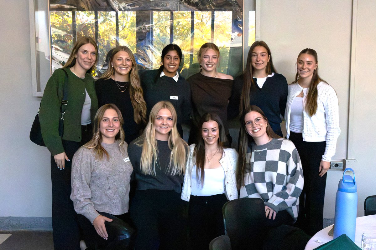 usask's tweet photo. Huskie Athletes excel in the classroom 🐾

128 student-athletes were celebrated at the Huskies U SPORTS Academic All-Canadian Breakfast after achieving an average of 80%+ on 18 credit units.

https://t.co/0Bz8L8KCrD

#HuskiePride #USask @HuskieAthletics https://t.co/GYGSenFDA2
