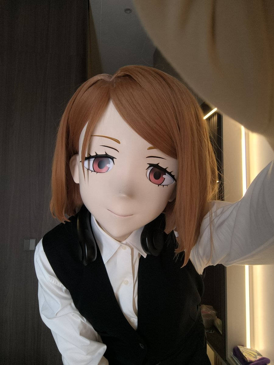 HelpingIday's tweet photo. 200 Seconds is up, AHAHA! It's alright, here's a little head-pat instead. 
#kigurumiㅤㅤ https://t.co/J8UIXtu47v