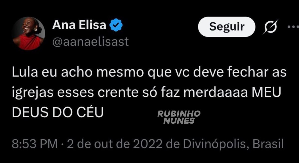 RubinhoNunes's tweet photo. 23:59 - Precisamos dialogar com os evangélicos.

00:00 - A coordenadora da campanha digital do Lula: https://t.co/p86ndfiXG5