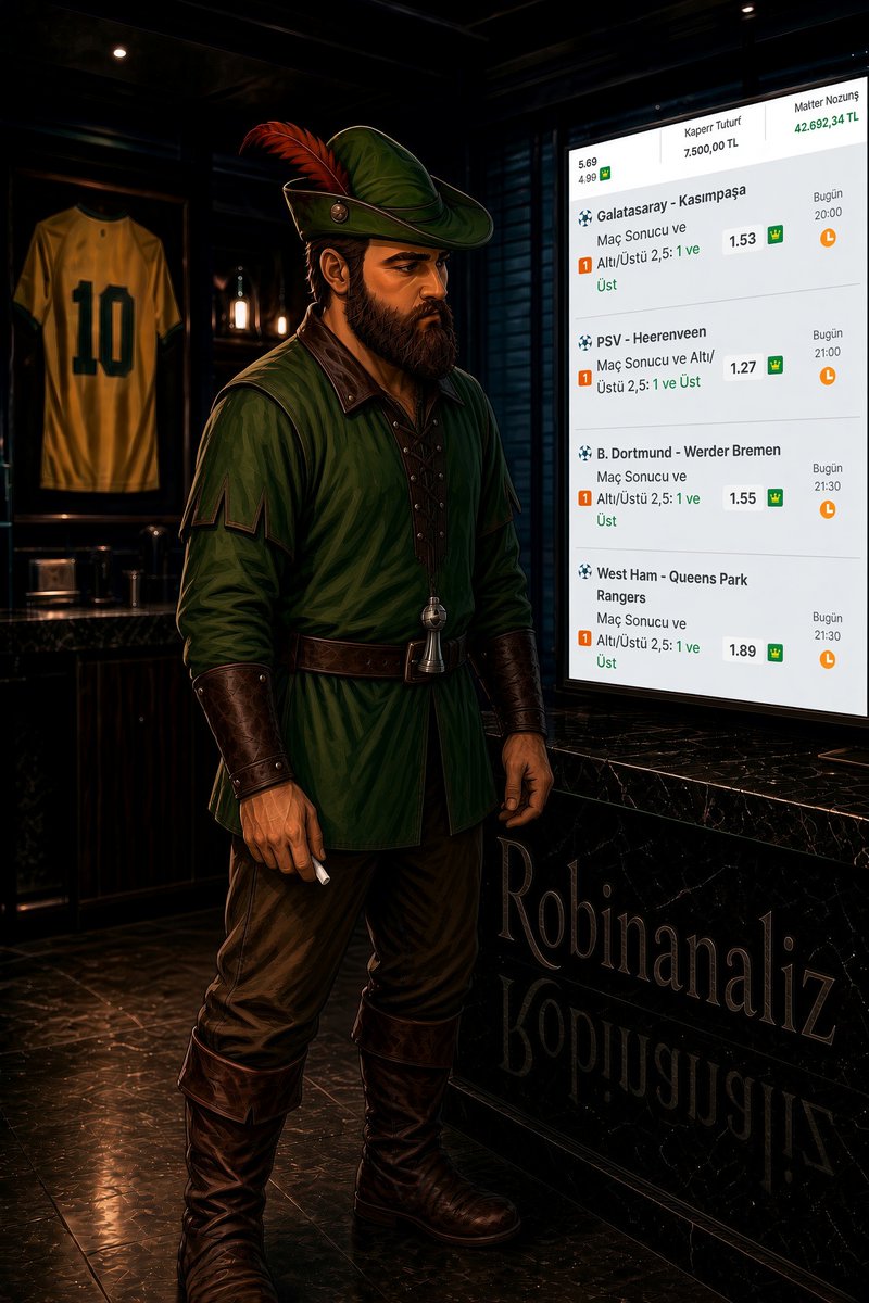 Robinanalizz's tweet photo. 9 Ekim Günün Özel Kuponu
Analiz tamam oklarımızın hedefi bulması dileğiyle 🏹
1 ve 2.5 gol üstü https://t.co/4xcxEgWf6X