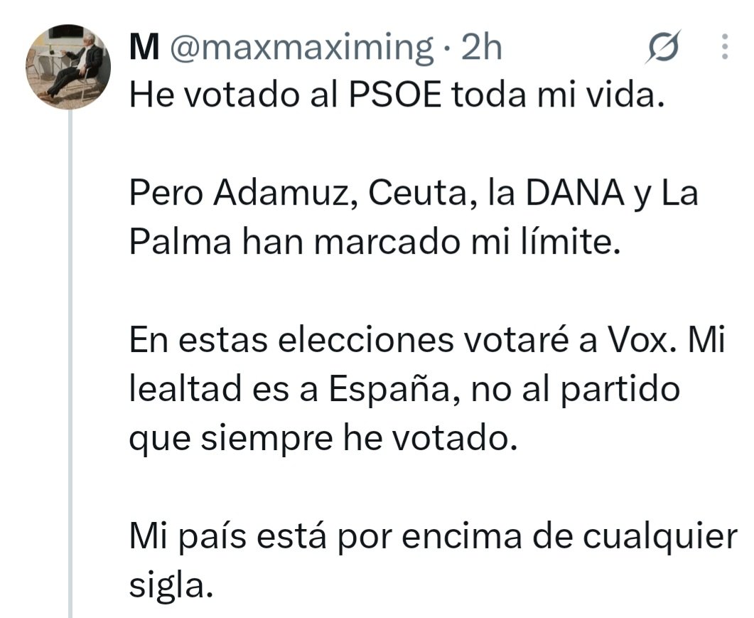 Quint1Asquerosa's tweet photo. Joder no se molestan ni en disimular. https://t.co/yg3Q51Twt3
