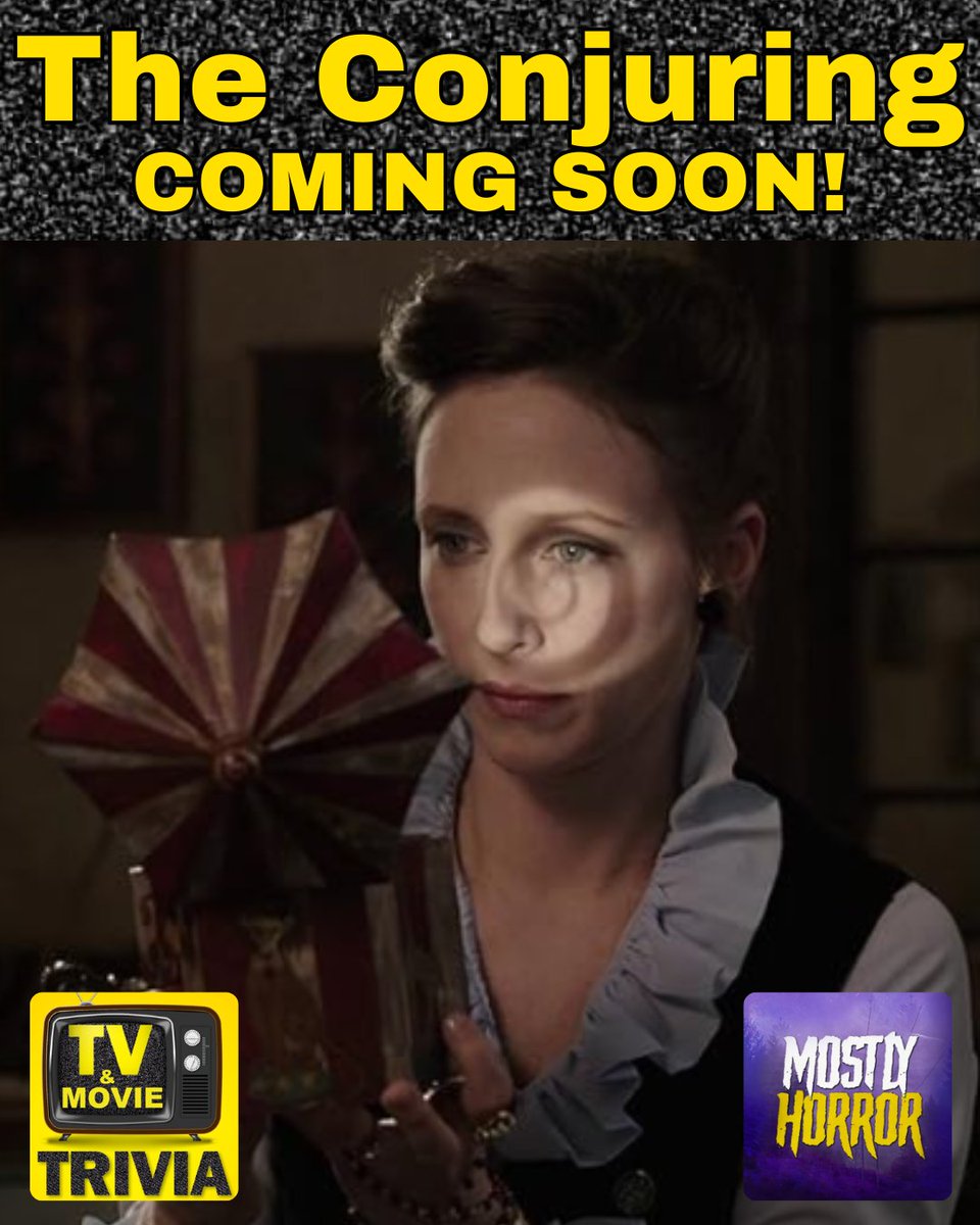 tvtriviapod's tweet photo. #theconjuring trivia featuring @MostlyHorror comes out Tuesday! Play along anywhere you get podcasts!
#theconjuringtrivia #halloween #halloweentrivia #spookyseason
#conjuringtrivia #annabelle #musicbox #scarymovies #scarymovietrivia #trivia #podcast #movietrivia #triviapodcast https://t.co/iQEAxf2bDI