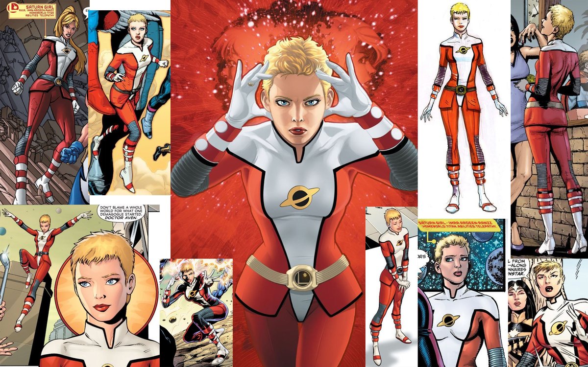 LegionReference's tweet photo. Saturn Girl aka Imra Ardeen is a powerful telepath and a founding member of the Legion of Super-Heroes. This costume, designed by Gary Frank, debuted in 2008.
https://t.co/l1yKDalUuP https://t.co/wcD9q1ra5V