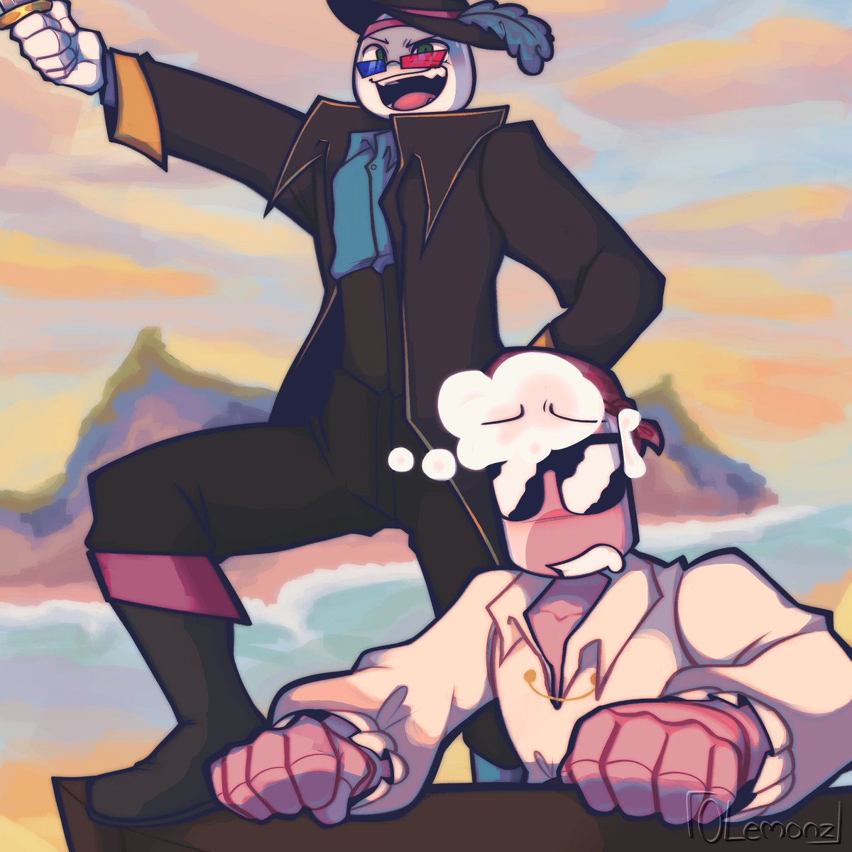 0Lemonz's tweet photo. Day 8: Pirates
Smii7y and Pezzy
IM JOINING HEHHE
#frousetober2026 #sodamilk https://t.co/gMrmzacdiI