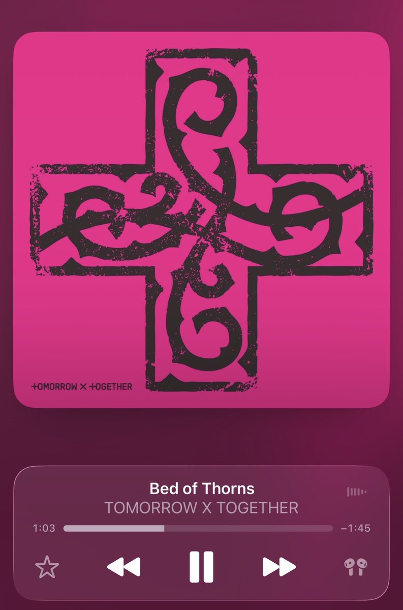 gluvsgyu's tweet photo. bed of thorns is one of their best bsides but you guys aren’t ready for that conversation https://t.co/NBD2eU6pum