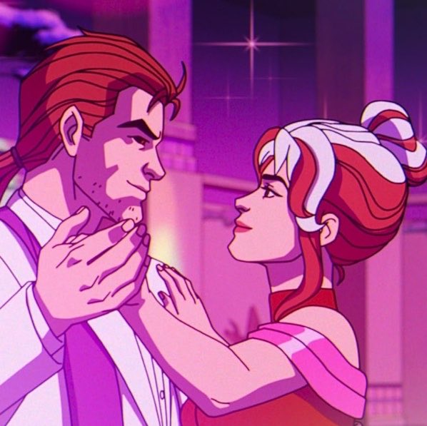 XMenUpdate's tweet photo. Gambit and Rogue will get married in #XMen97 Season 3 shown at #NYCC. https://t.co/z2hSIpI4QN