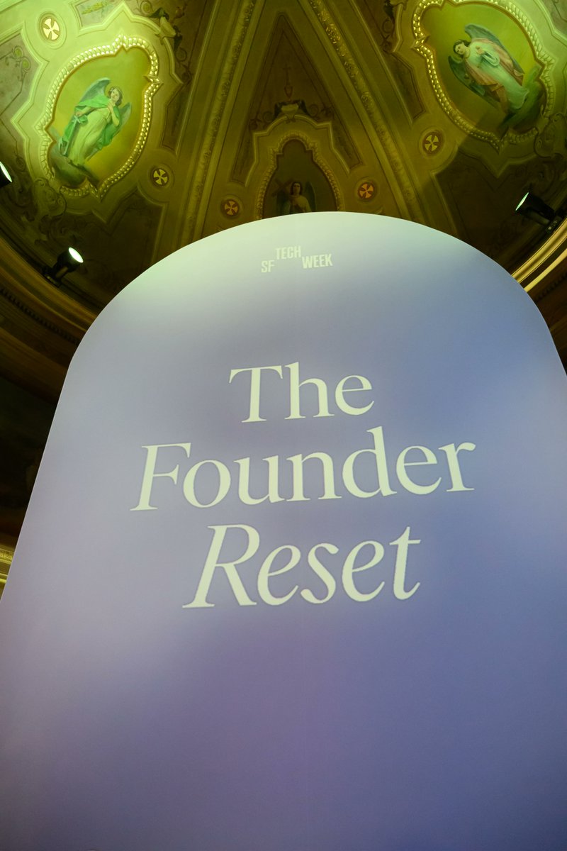 Techweek_'s tweet photo. Incredible venue for The Founder Reset at #SFTechWeek. Stay tuned for insights from @EricSimons, CEO of @boltdotnew, on building a billion-dollar company.

@Simple_Closure, @descopeinc, @unicornernews https://t.co/xGPMA3J6Sc
