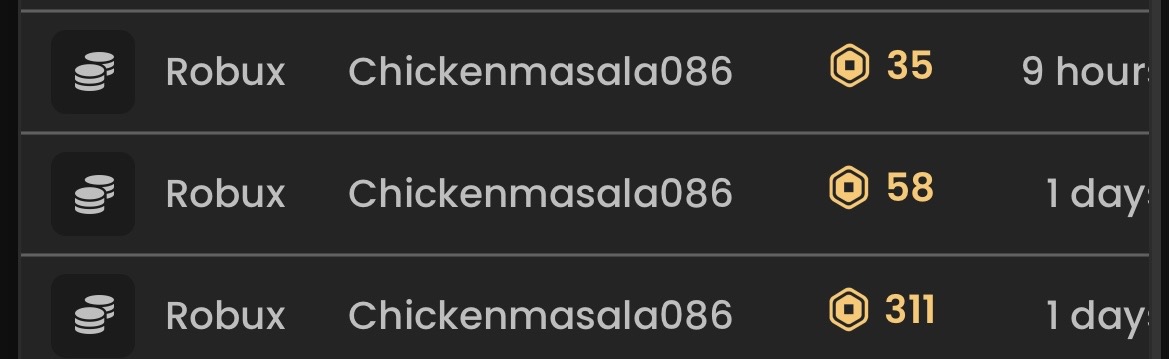 shinynickle34's tweet photo. @CashBloxGG Here’s other proof too. https://t.co/apYuVUMEN3