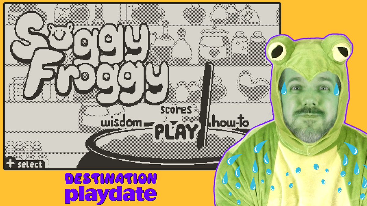 HelloPlaydate's tweet photo. 🟨🟨🟨
Soggy Froggy - Playdate gameplay + impressions
🟨🟨🟨
https://t.co/f5AOX74KSP

#playdate https://t.co/6j3HsNKE8r