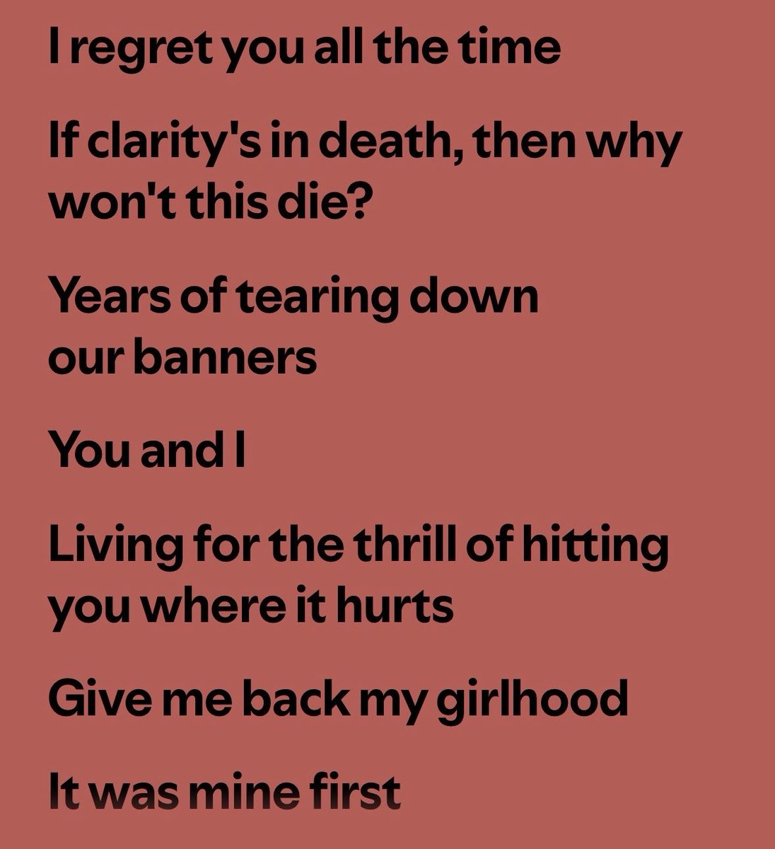 givemywild's tweet photo. one of my favorite bridges she’s ever written https://t.co/NGrv3A9brH