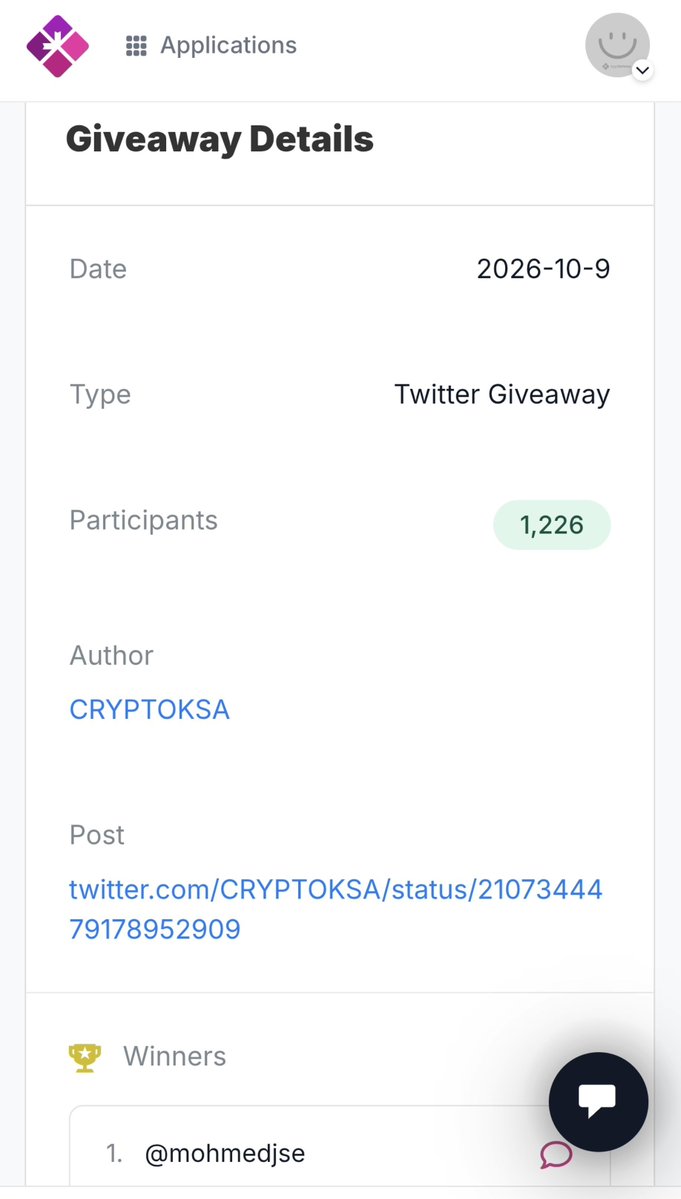 CRYPTOKSA's tweet photo. ألف مبروك لكم كل واحد 100 دولار 😎🔥

1. @mohmedjse 
2. @osa1850

روابط التحقق من مصداقية السحب 🔥 

1.

https://t.co/EKipG5Suo0

2.

https://t.co/7HPyCbGD4C https://t.co/zDEDNTapHE