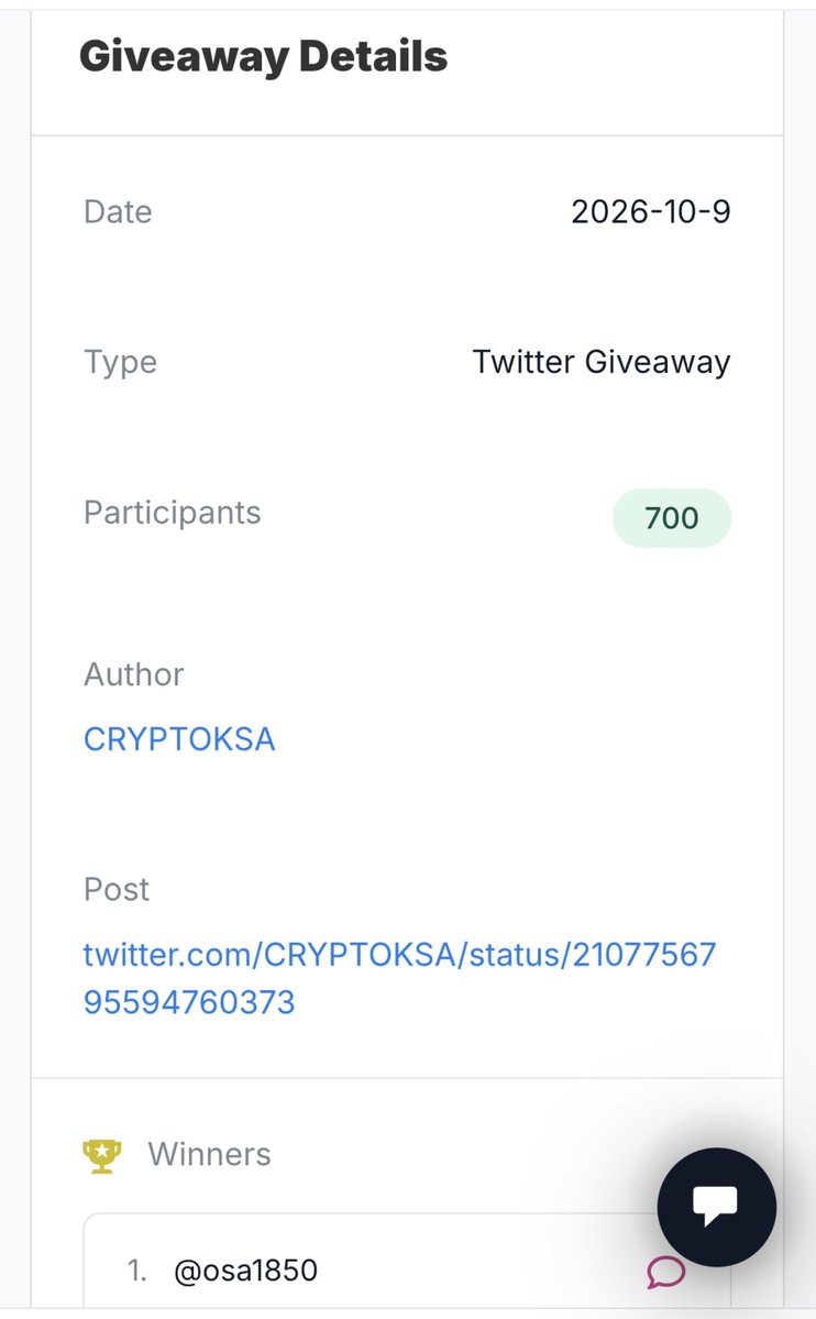 CRYPTOKSA's tweet photo. ألف مبروك لكم كل واحد 100 دولار 😎🔥

1. @mohmedjse 
2. @osa1850

روابط التحقق من مصداقية السحب 🔥 

1.

https://t.co/EKipG5Suo0

2.

https://t.co/7HPyCbGD4C https://t.co/zDEDNTapHE