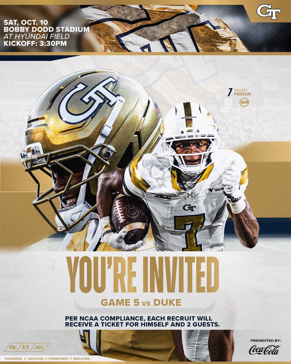 JDDillard2030's tweet photo. Looking forward to being at Georgia Tech this Saturday 
@CoachLiamKlein @CoachAnderson28 @GTFootball @FbLassiter @coachtsheehan @joshherring1 @CoachTimOnline @Coach_JPoole https://t.co/daqV4Rrq6J