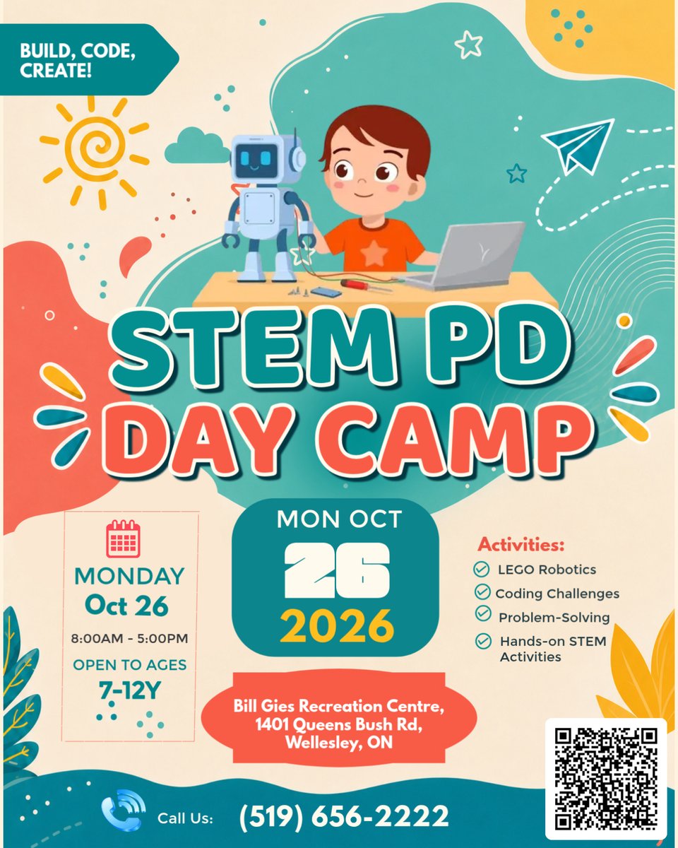 stemotics's tweet photo. 🤖 PD DAY = A DAY OF STEM ADVENTURE! 🚀

🔗 https://t.co/7RFEqzfOY4

STEMOTICS × Township of Wellesley https://t.co/3hZY1wmMO1