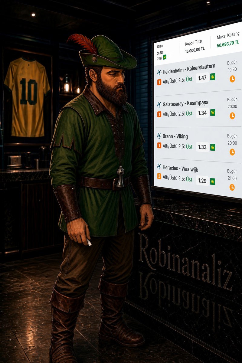 Robinanalizz's tweet photo. 9 Ekim Günün Kuponu
Analiz tamam oklarımızın hedefi bulması dileğiyle 🏹 https://t.co/fQcNIv4sIq