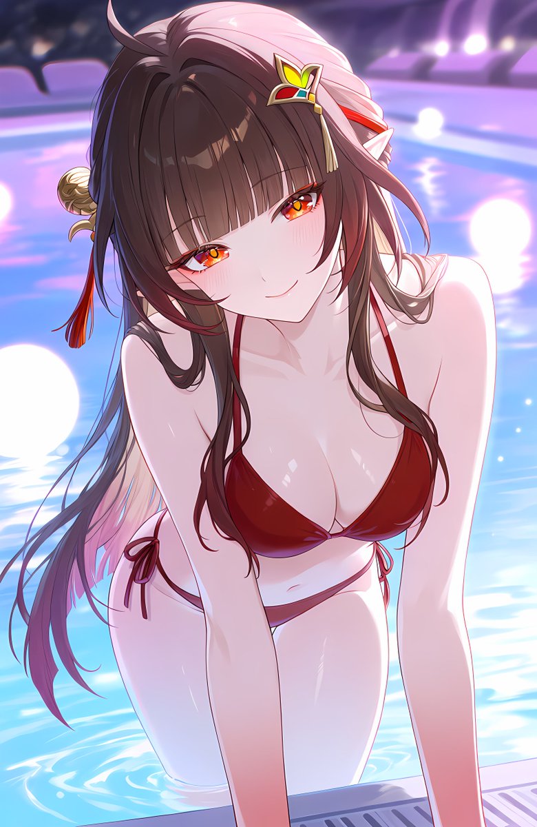 SorelaArt's tweet photo. 霊砂 / Lingsha 🌸
Honkai: Star Rail 崩壊:スターレイル
SFW illustration
More on my Patre✦n
#Lingsha #HonkaiStarRail #RedBikini #AnimeArt https://t.co/s4lhuUiPdu