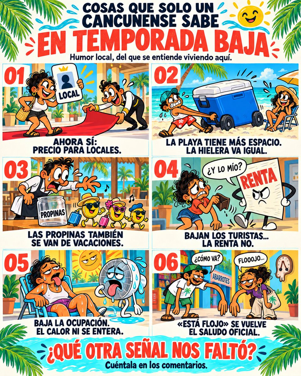 CancunForos's tweet photo. Y ahora si ya que estamos en la temporada baja de la temporada baja... 

Dicen que "lo bueno" ya hasta diciembre... ¿sera? https://t.co/8gYRGHcVm2