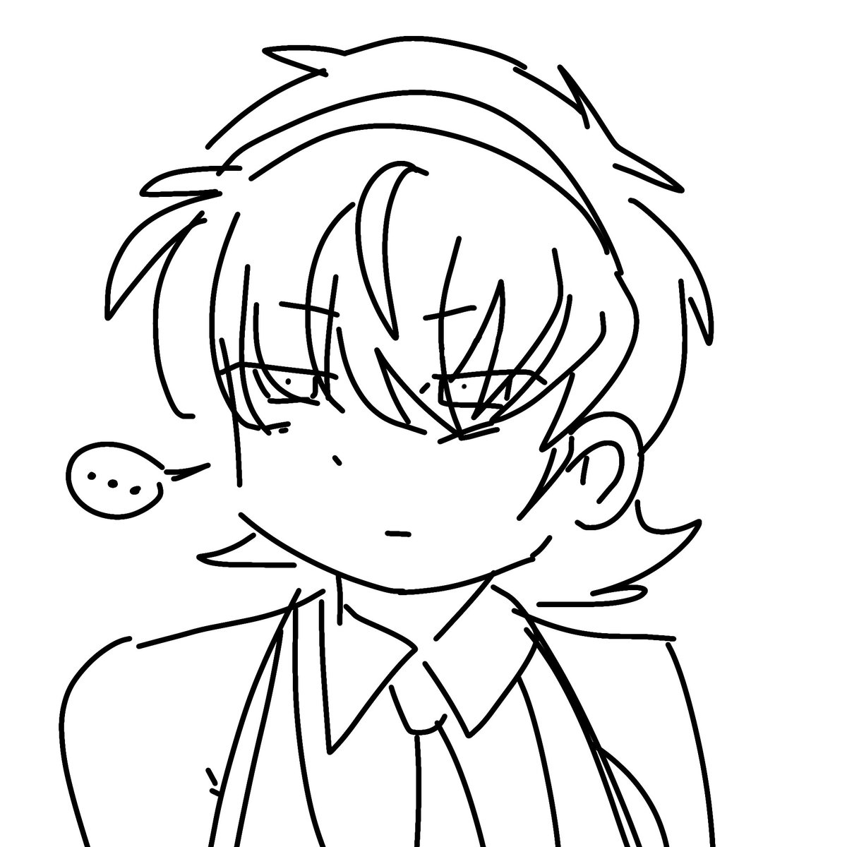 aguijonletal's tweet photo. is that jealousy i see in your eyes, suzako? 
for #tober2026 day 8 since i barely drew anything today https://t.co/P4jTnNEgs9