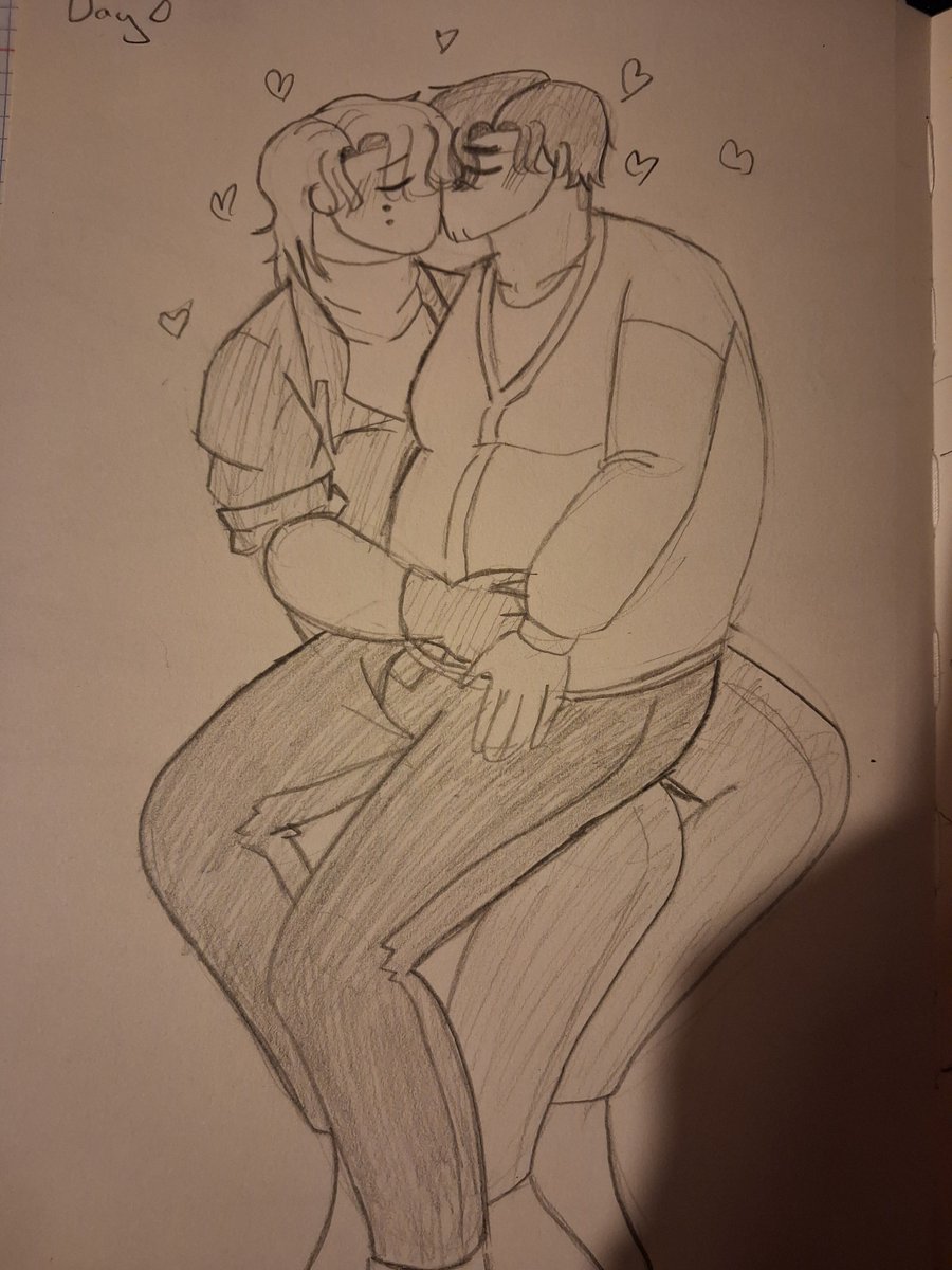 Papakazuzu's tweet photo. Day8: Love❤️

I kinda messed up anatomy but shhh

#0507_m #milgram_fa https://t.co/PALoDz7Oil
