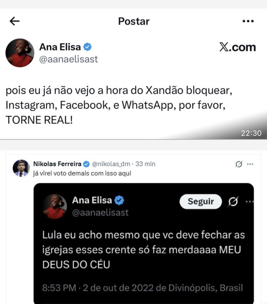 patyarqt's tweet photo. Ana Elisa, nova coordenadora do Lula é cheia de preconceitos hein; a intolerância religiosa então.... 🤔 https://t.co/YLbaUEwEpZ