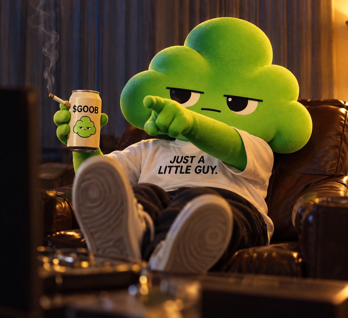 goobcoineth's tweet photo. @SatoriTheCutie No partnership claim here 😂 Just a little guy inspired by another little guy. We’ve got the disclaimer, we show love, and we let him $goob. 🟢 https://t.co/8ozh8MPgJj