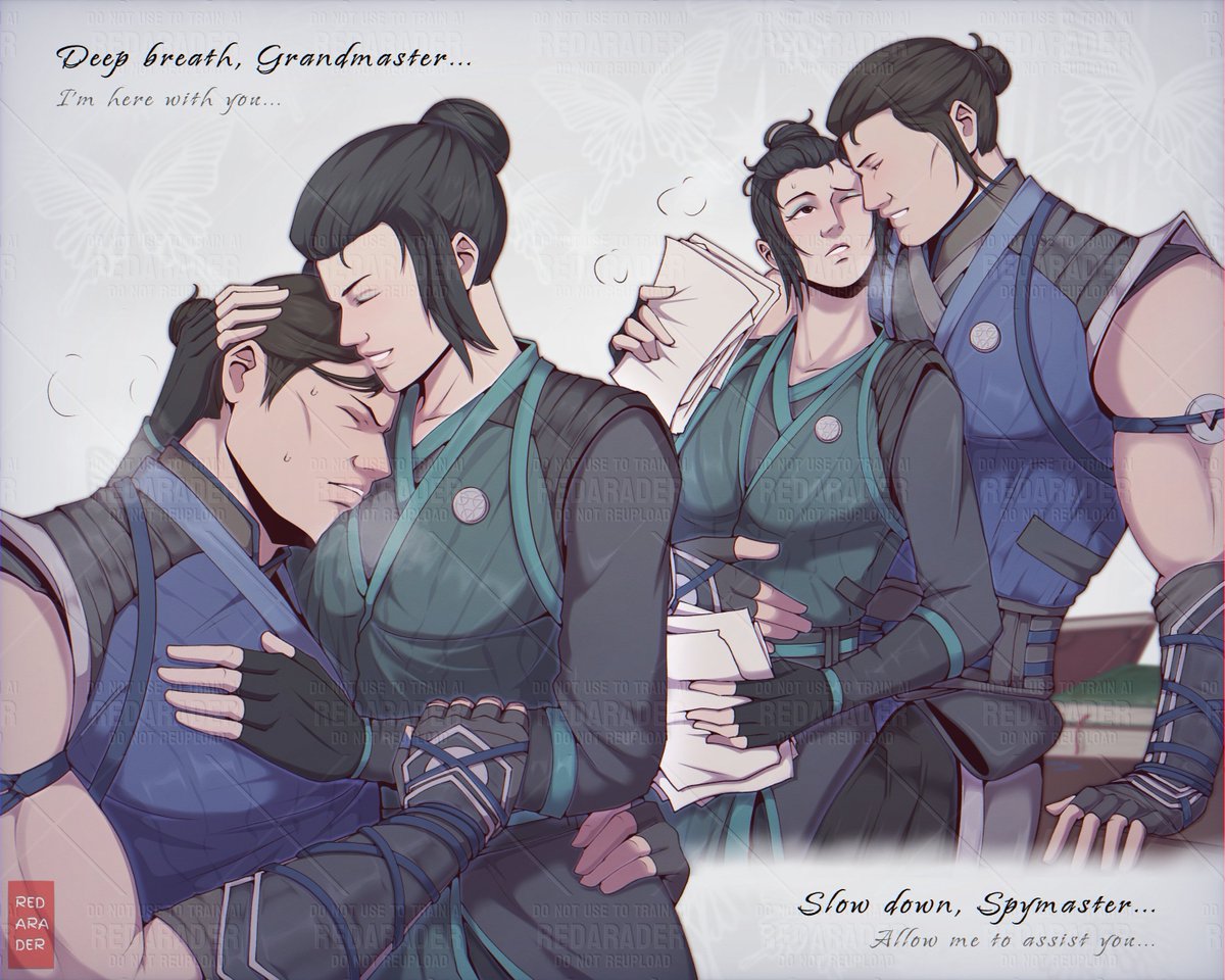 redaradraw's tweet photo. Bi-Han x Tenshikiri Jun (OC) - support.
Today is my birthday! This year i get to learn to be stronger and fight for my happiness, and it's so liberating. Thank you for your kindness and love, and may life be kind to you as well! 💙
#BiHan #OC #MK1 #birthday #MortalKombat https://t.co/b9iDHkRSY4
