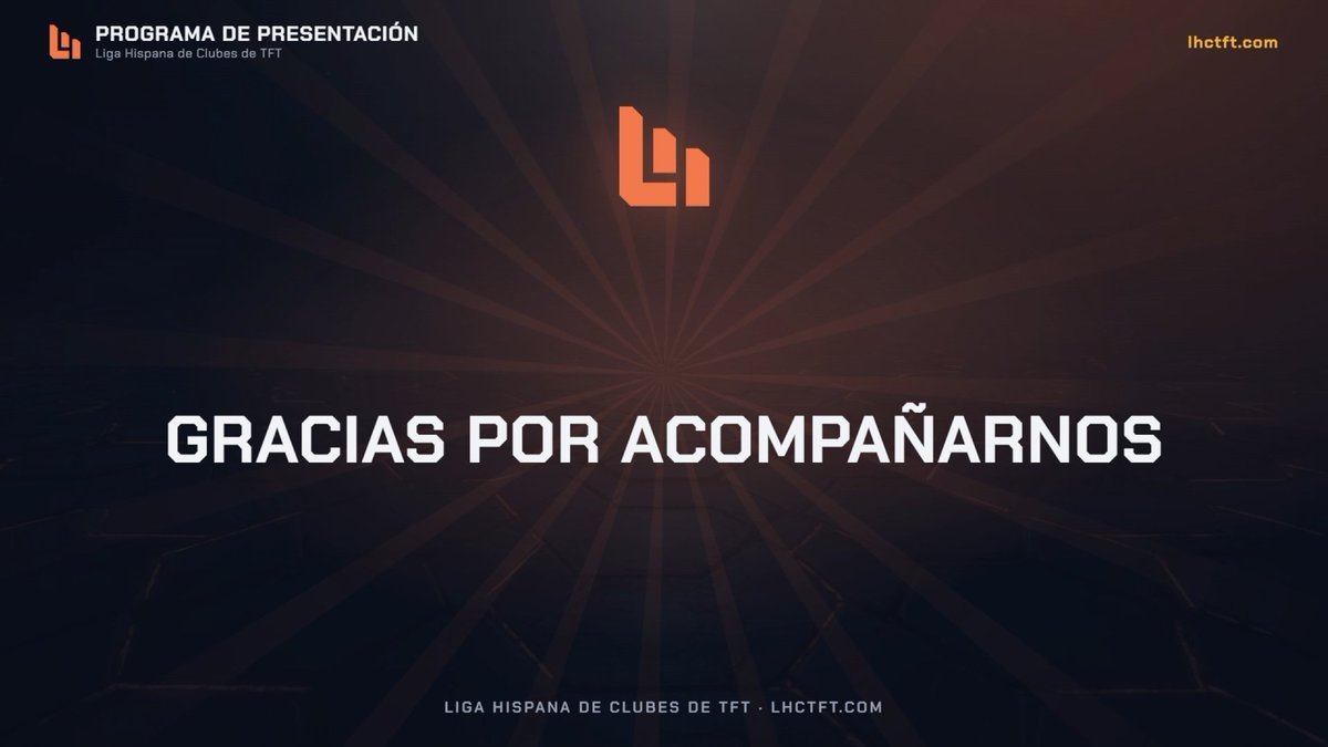 LHCTFT's tweet photo. 🙌 Gracias a todos por acompañarnos en este primer Postpartido de #LHCTFT
📅 7 días para que comience la acción https://t.co/rAwAMTaqxY