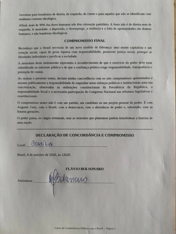 Jakelyneloiola_'s tweet photo. Augusto Cury declara apoio a Flávio Bolsonaro no segundo turno após conversar com o senador e pedir que ele assuma alguns compromissos por escrito. 

Todos juntos contra o PT. 🙏🏻2️⃣2️⃣ https://t.co/G7Ol6olwUi