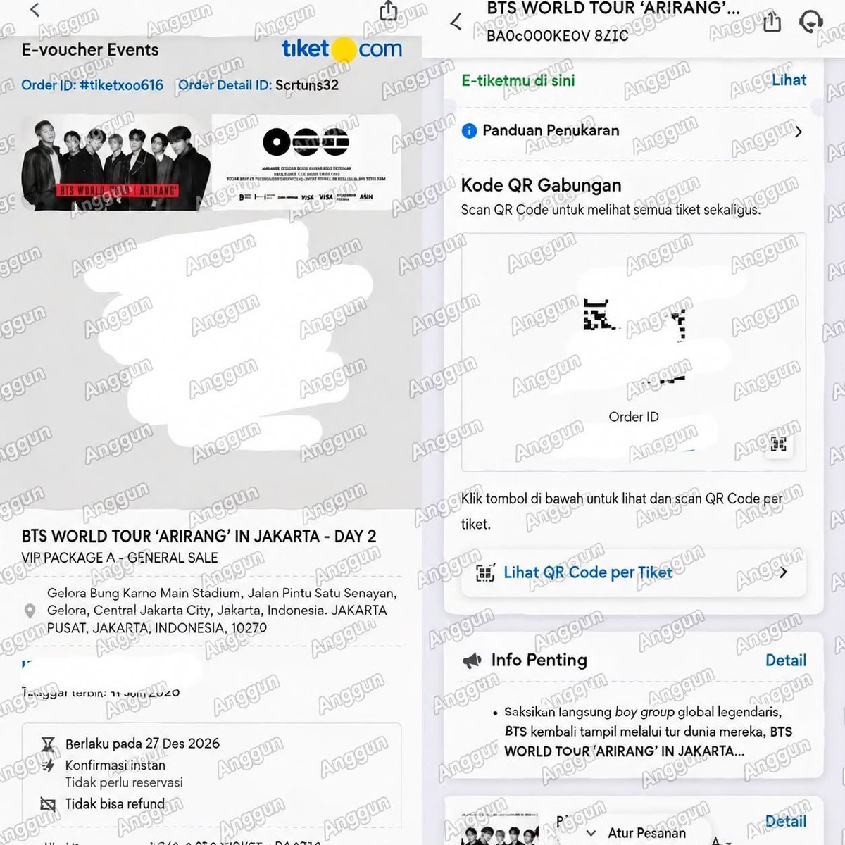 ohalysz's tweet photo. WTS | TIKET BTS IN JAKARTA

Avail ⬇️

VIP A - 2 Ticket Day 1
VIP A - 2 Ticket Day 2
PLATINUM - 2 Ticket Day 2
CAT 1 - 3 Ticket Day 1
CAT 1 - 2 Ticket Day 2

✅ Dibantu Sampai masuk
✅ Price via DM 

Open international Buyyer

#wts #wtb #zonauang #BTS_ARİRANG
#BTS https://t.co/88aDNo5z6l