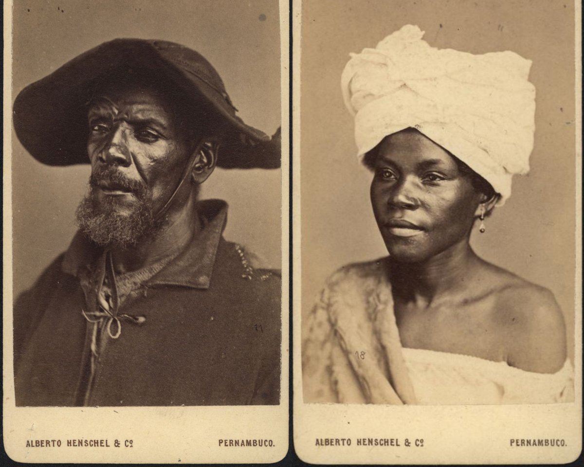 Miguelvaz1500's tweet photo. •Imagens de afro-brasileiros tiradas pelo fotógrafo Brasileiro Alberto Henschel no final do século XIX, eles possuiam ancestralidade da Senegâmbia, Costa da Mina/Golfo de Benim, Congo-Angola... https://t.co/DPAht515qP