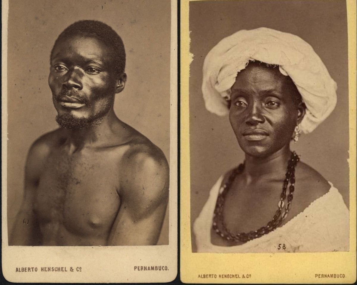 Miguelvaz1500's tweet photo. •Imagens de afro-brasileiros tiradas pelo fotógrafo Brasileiro Alberto Henschel no final do século XIX, eles possuiam ancestralidade da Senegâmbia, Costa da Mina/Golfo de Benim, Congo-Angola... https://t.co/DPAht515qP