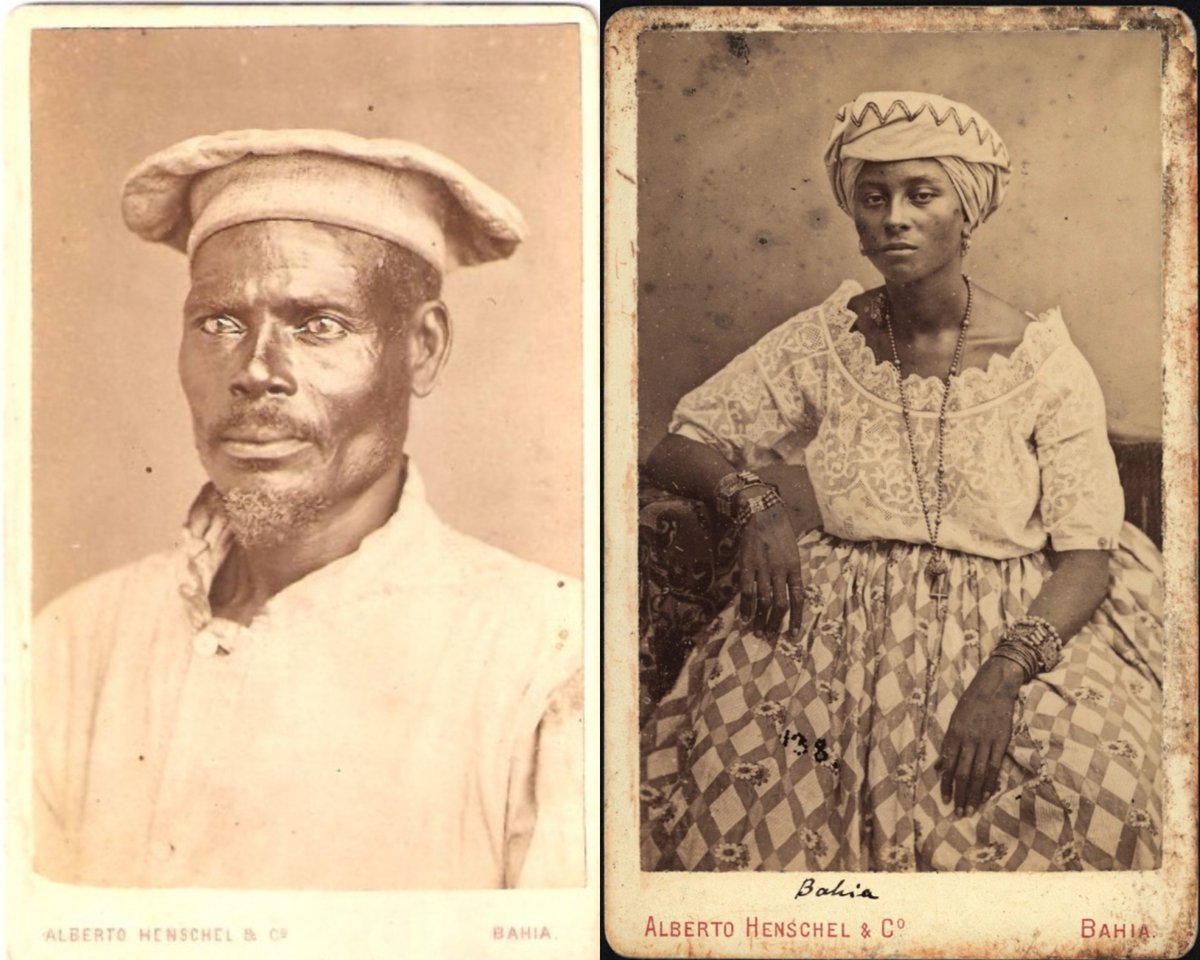 Miguelvaz1500's tweet photo. •Imagens de afro-brasileiros tiradas pelo fotógrafo Brasileiro Alberto Henschel no final do século XIX, eles possuiam ancestralidade da Senegâmbia, Costa da Mina/Golfo de Benim, Congo-Angola... https://t.co/DPAht515qP