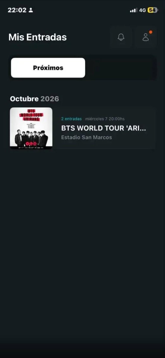 ghuyti98's tweet photo. 🎟️ Reventa de entrada — BTS World Tour ‘ARIRANG’
📅 7 de octubre de 2026, 8:00 PM
📍 Estadio San Marcos, Lima
🎫 Tribuna Oriente — Fila 4
💺 Asientos 11, 12, 13 y 14
💰 Precio: S/483 por entrada https://t.co/vaf9bJaREB