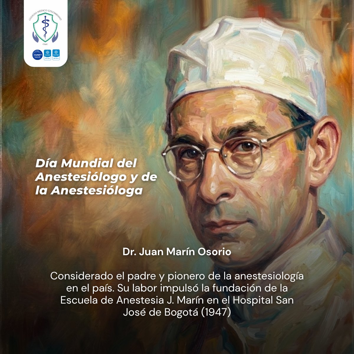 ColegioMedicoCo's tweet photo. 💉 En el Día Mundial del Anestesiólogo, queremos decir ¡GRACIAS!

Gracias por calmar los nervios antes de una cirugía, por cuidar cada signo vital mientras dormimos y por asegurase de que despertemos con una sonrisa. Su ciencia nos da alivio y su dedicación nos da vida.

Déjale un mensaje de agradecimiento a tu anestesiólogo o anestesióloga de confianza en los comentarios. 👇❤️

#DíaDelAnestesiólogo #Quirófano #MédicosColombia #GraciasDoctor #Medicina