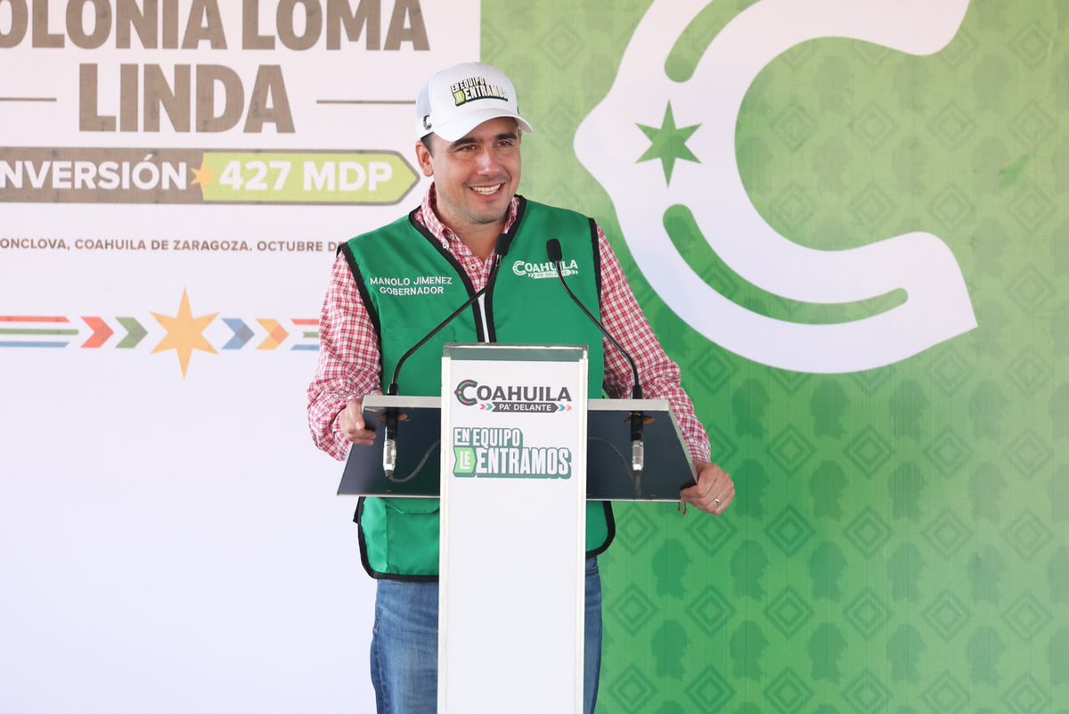 MartinGomezCald's tweet photo. #Coahuila | Lleva Gobernador @manolojim Inversión de 550 mdp en #Obras y acciones para #Monclova y #Frontera, con el #Programa "En Equipo le Entramos".
https://t.co/SvjHFbgLE6 #RTNews #Saltillo #Torreon #Monclova #PiedrasNegras #Acuña https://t.co/sgpk9P7d10
