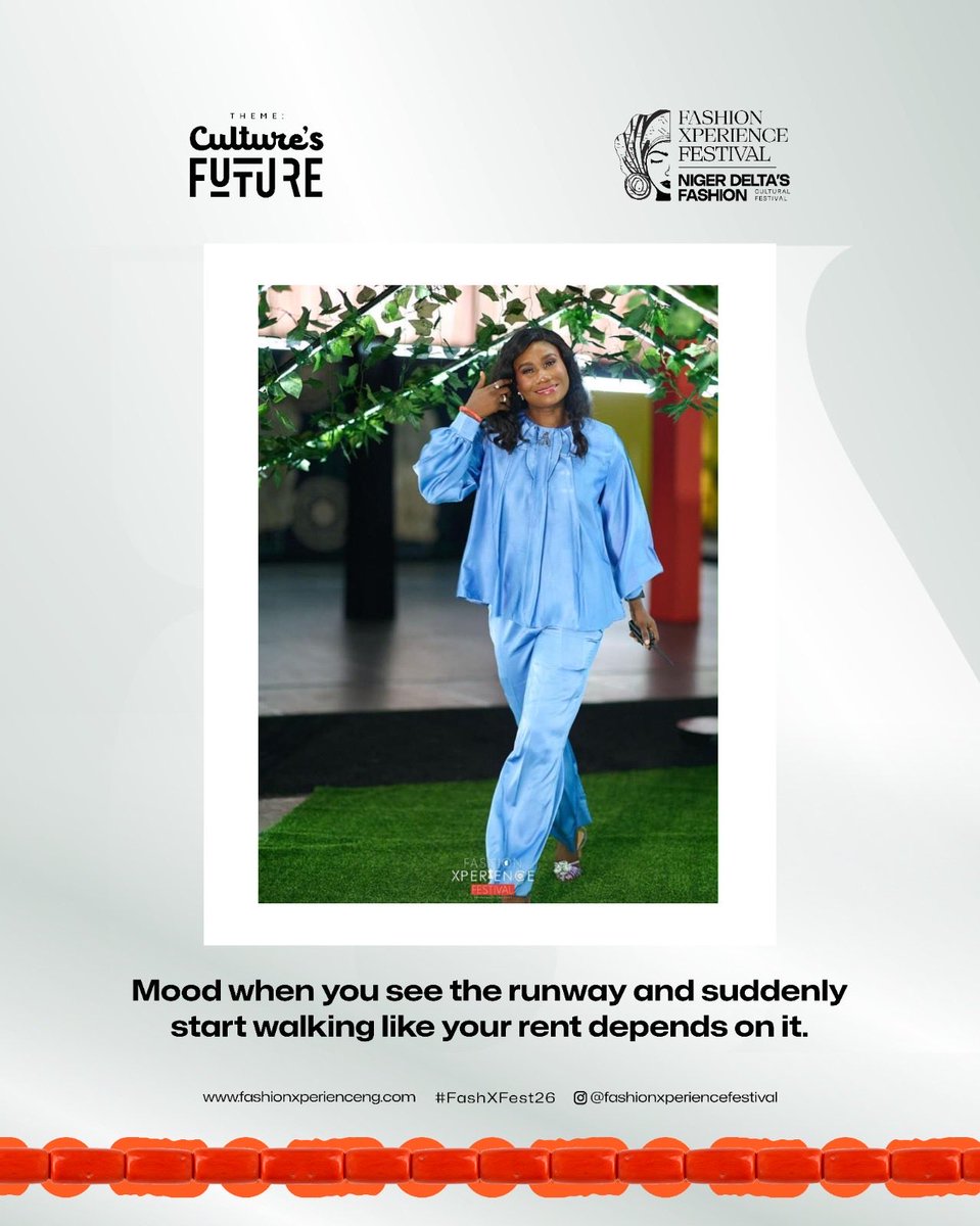 FashionxFest's tweet photo. Let's have your mood in the comment
session
#fashionxperience
#fashion #fashionXFest26
#culturefuture https://t.co/OarmM0k5fk
