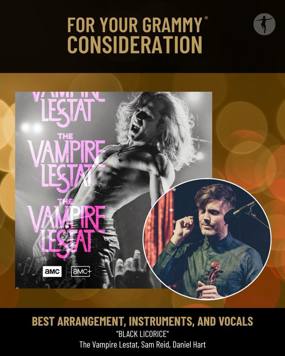 iwtvsource's tweet photo. The submissions now include: 

— Best Score Soundtrack for Visual Media: The Vampire Lestat (Original Series Soundtrack)

— Best Compilation Soundtrack for Visual Media: The Vampire Lestat – The Failures

— Best Instrumental Composition: “Blood Marriage”

— Best Song Written for Visual Media: “The Loneliness”

— Best Arrangement, Instruments and Vocals: “Black Licorice”.

#grammys #fyc #iwtv #thevampirelestat #interviewwiththevampire