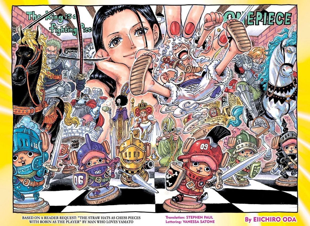 RobinFlours's tweet photo. Still one of the greatest color spread Oda has ever drawn. https://t.co/96HJk4A6zt