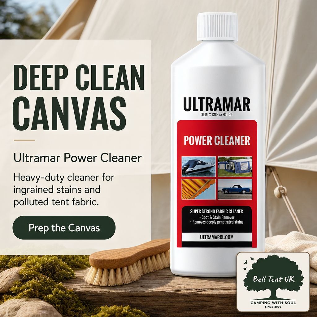 belltentuk's tweet photo. Deep clean canvas without fuss: Ultramar Power Cleaner is built for ingrained stains on tent fabric after real outdoor use. ✨ https://t.co/Sc4LGqu6kf https://t.co/wKTFZPSKya