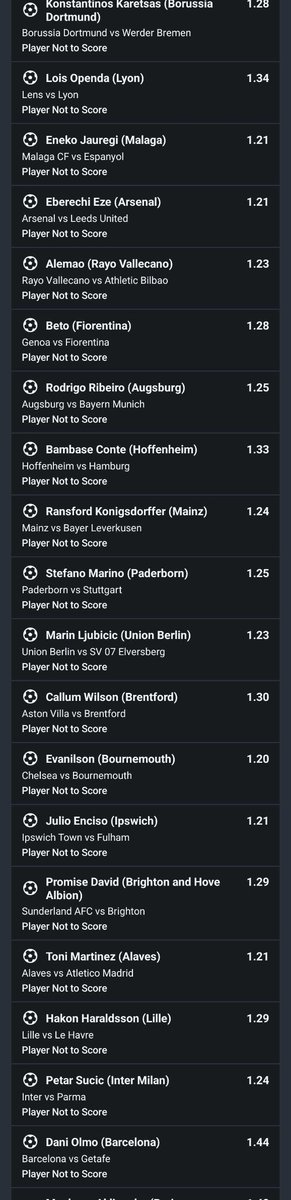 Bet_plug3's tweet photo. Player not to score 

46FFW8 https://t.co/caKBeqb6Dg