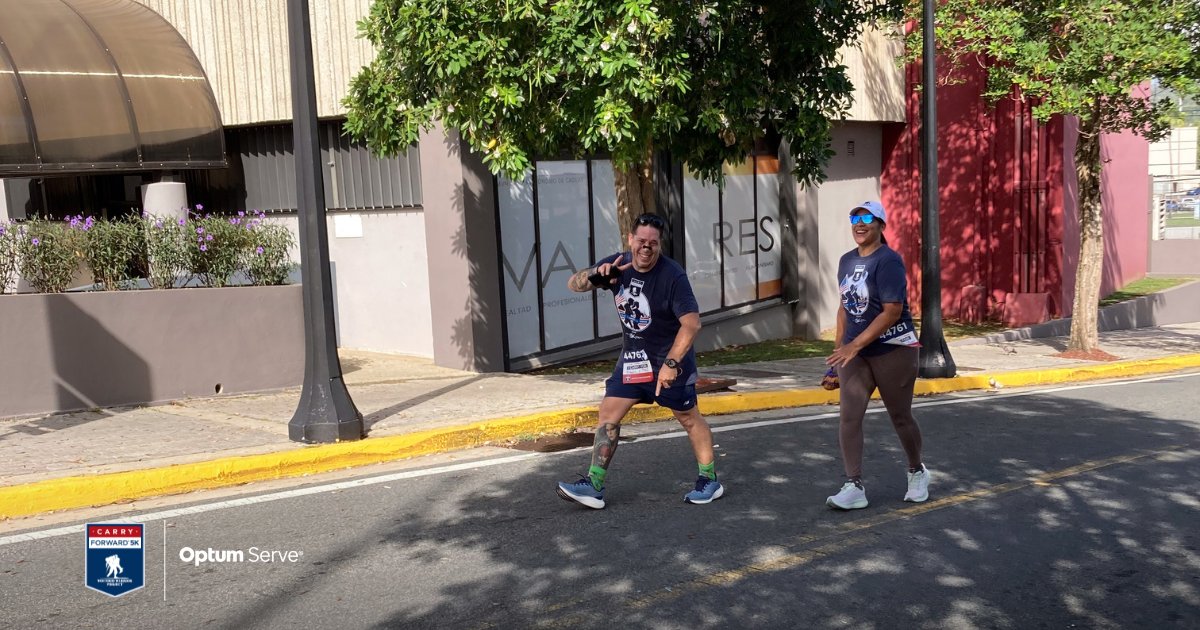 wwp's tweet photo. The power of community was on full display in Puerto Rico!

More than 100 participants took part in the first virtual Carry Forward 5K in San Juan, raising over $2,000 to support warriors and their families. Learn more about our virtual Carry Forward 5K option: https://t.co/Vjfn8e1oaS