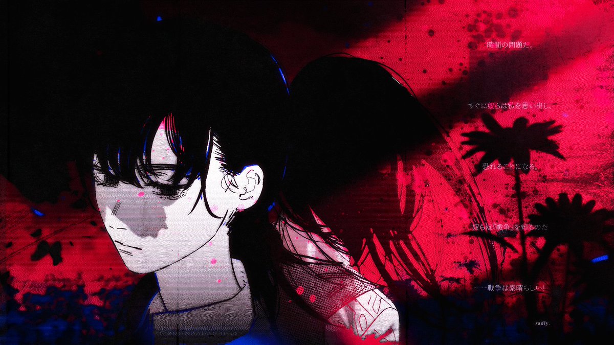 sxdlyLA's tweet photo. チェンソーマン 🌺

WAR.

#chainsawman #チェンソーマン‌ https://t.co/yMAW2qC4Pq
