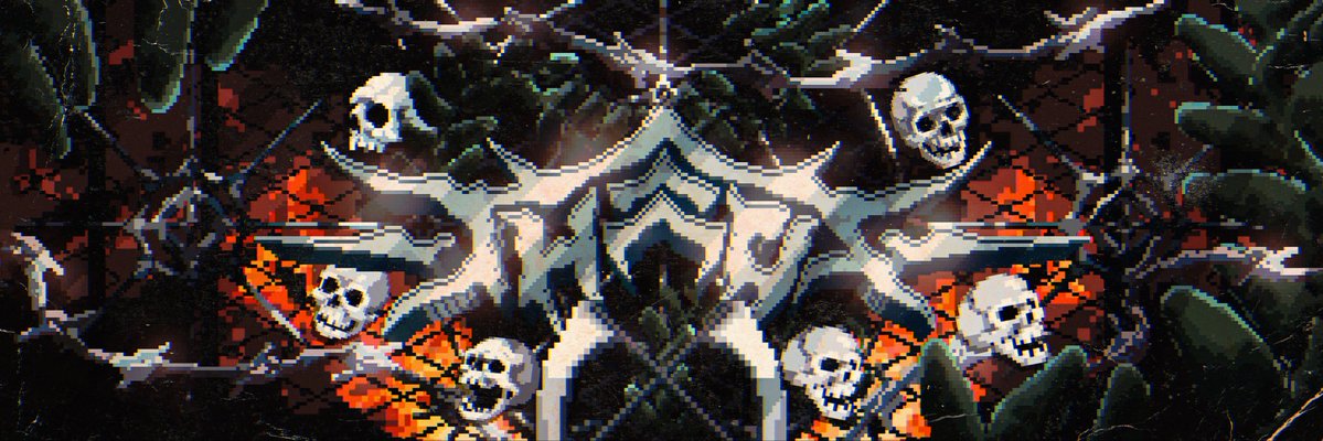 MidnightDiesel's tweet photo. Theos💀
Commission dual w/@doomz 
375x125//Blk #pixelart https://t.co/lvLhqPp6Wh