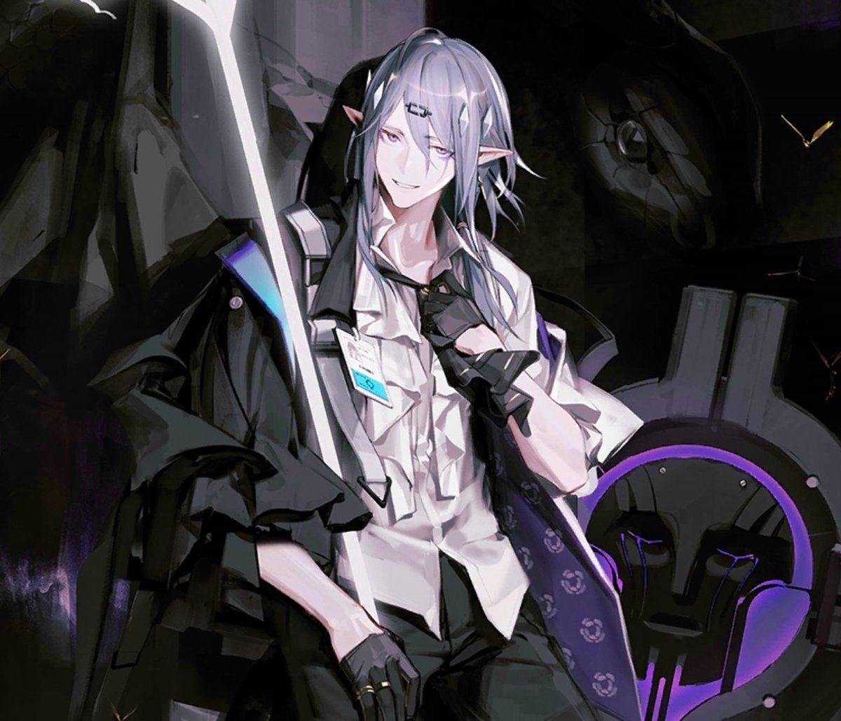 mio_dream's tweet photo. 戯曲サロメをモチーフに入れたキャラクターを作るときに フリルの付いた服を着ていて親切な性格の儚い系怪しげタレ眉トラウマ持ち敬語蛇お兄さん(死ぬ母親の髪型)にしましょう！ってなったの余りにも英断すぎると思う https://t.co/Ucw0zn3AtN