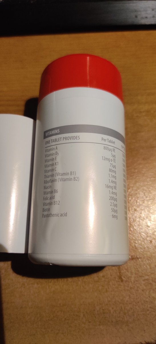 MalHay's tweet photo. A little bit of info for you about Folic Acid being everywhere... I have been taking Aldi Multivitamins for ages and yet I didn't know they have 200 micrograms of FA in every tablet and they also want me to have it in nearly everything I eat - READ ALL LABELS! https://t.co/51l1tSAPAT