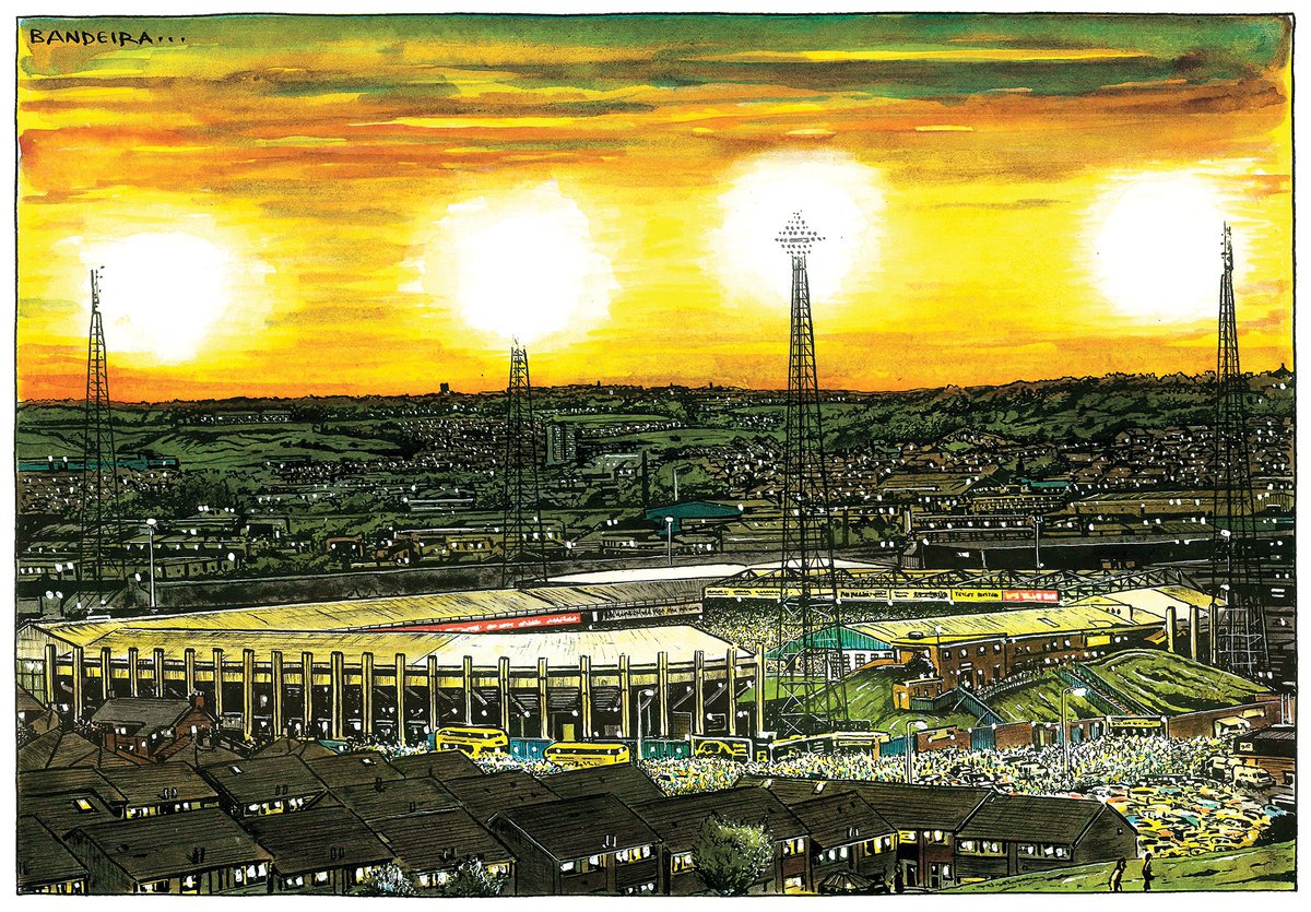 GraemeBandeira's tweet photo. Great wander around Elland Road today. Lots of development going on. The old facade on the West Stand has been completely stripped back. Took plenty of pics so am looking forward to producing more artworks to continue with my latest project, which will become a 2028 calendar 👍 https://t.co/6PlsAfZOVn
